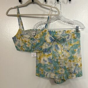 NWT Linen Set Christian Lacroix Coord